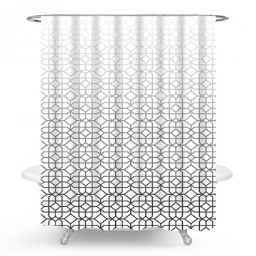 Slika Zavesa za kupatilo 2000x1800 mm vitraž MZ 23